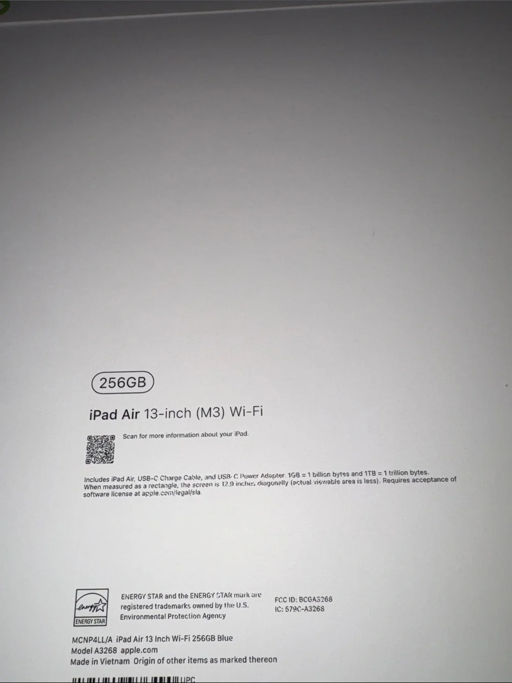 Apple mcnp4ll ipad